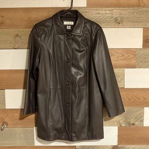 Preston and York Leather Coat